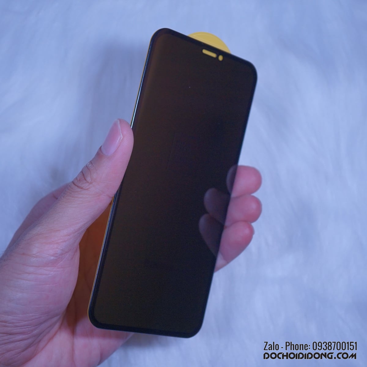 Miếng dán cường lực chống nhìn trộm iPhone XR Baseus chính hãng full màn hình