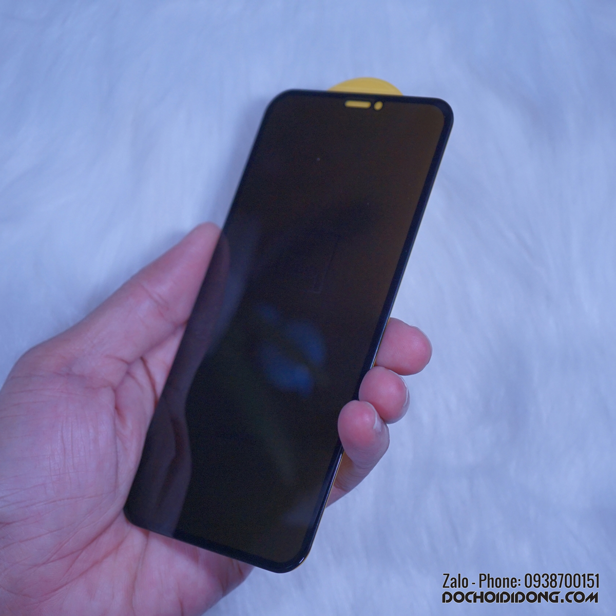 Miếng dán cường lực chống nhìn trộm iPhone XR Baseus chính hãng full màn hình