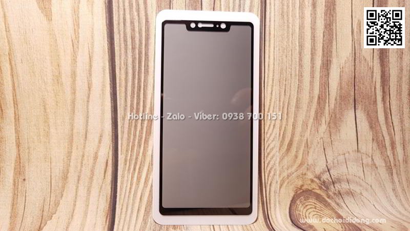 Miếng dán cường lực full màn hình Xiaomi Mi 8 SE Zacase 3D Elite chống nhìn trộm