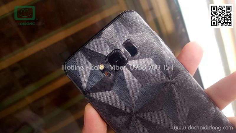 Miếng dán mặt lưng Samsung S8 in khối 3D