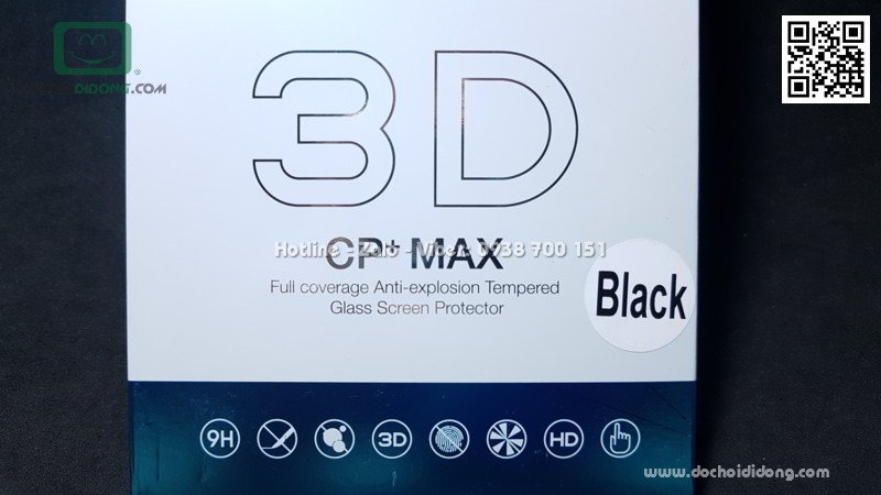 Miếng dán cường lực Samsung Note 9 Nillkin 3D CP Max full màn hình