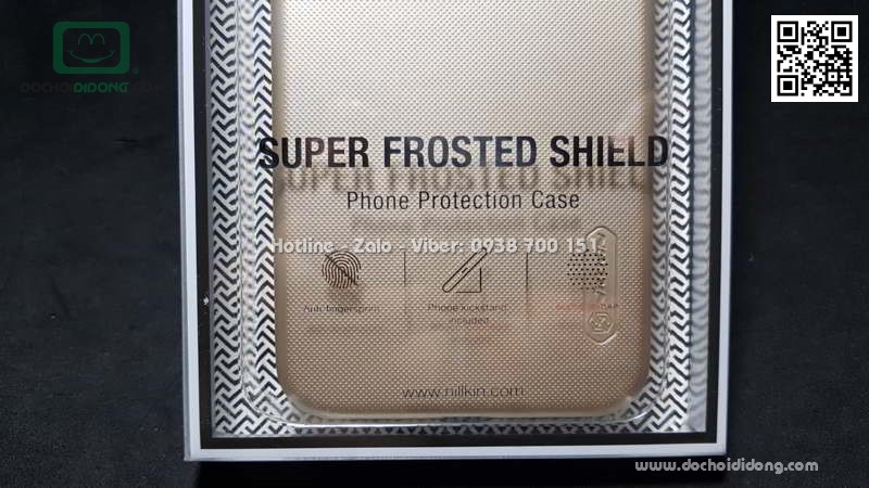 Ôp lưng iPhone Xs Max Nillkin vân sần