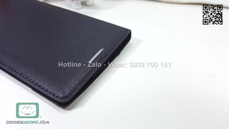 Flip cover OnePlus 2 da sần siêu mỏng