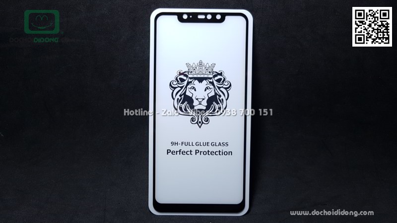 Miếng dán cường lực full màn hình Xiaomi Redmi Note 6 Pro Zacase full keo