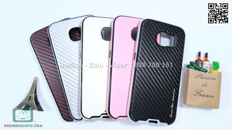 Ốp lưng Samsung Galaxy S6 Mercury Bumper Skin chống sốc