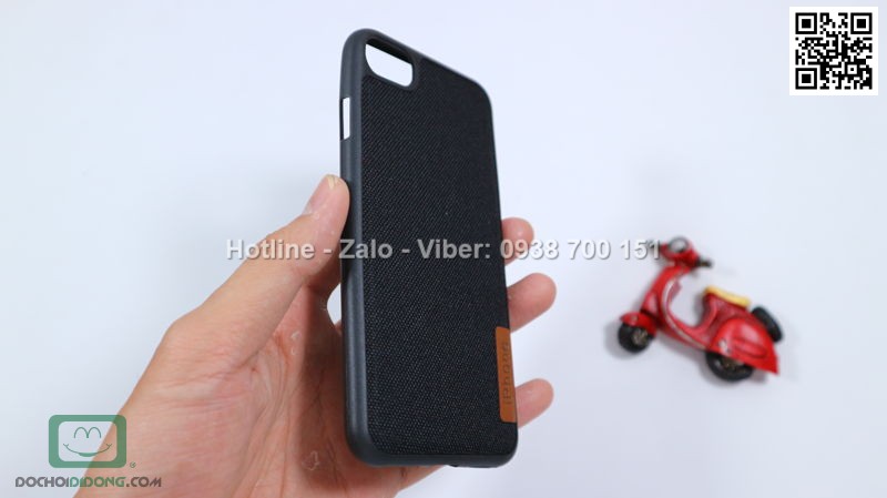 Ốp lưng iPhone 7 dẻo vân vải bố