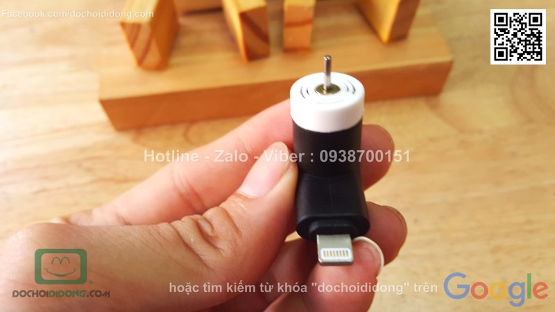 Quạt mini 2 cánh cổng kết nối lightning