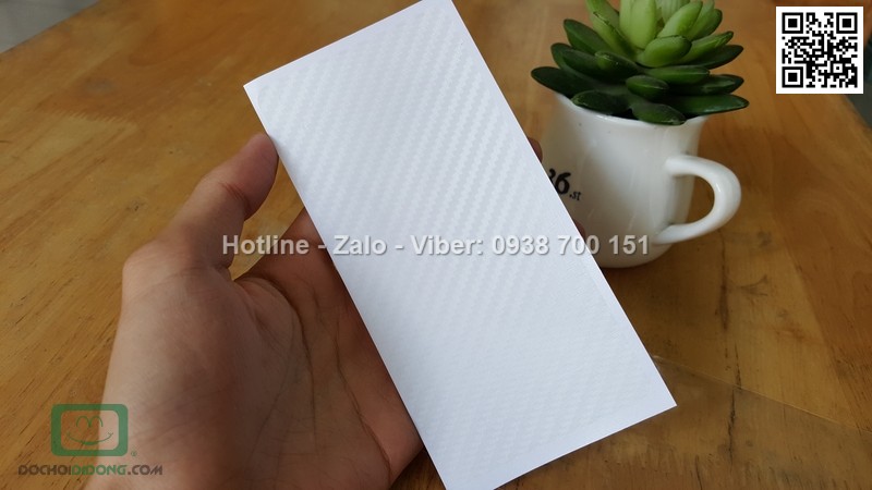 Miếng dán mặt sau Oppo R7 Carbon