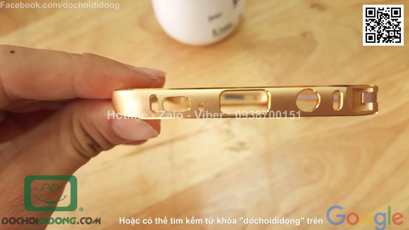 Ốp viền Samsung Galaxy S7 Edge nhôm phay chốt gài