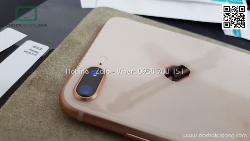 Miếng dán cường lực full màn hình iPhone 7 8 Plus ANANK 3D 9H kèm dán sau