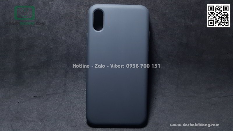 Ốp lưng iPhone X XS Nillkin Flex dẻo nhung