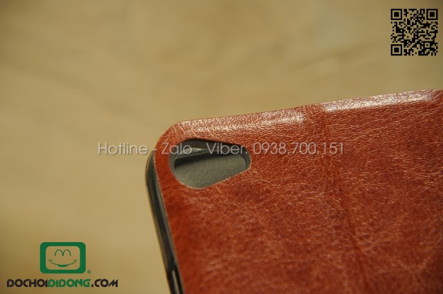 Bao da Lenovo S60 Mofi da trơn nắp thép