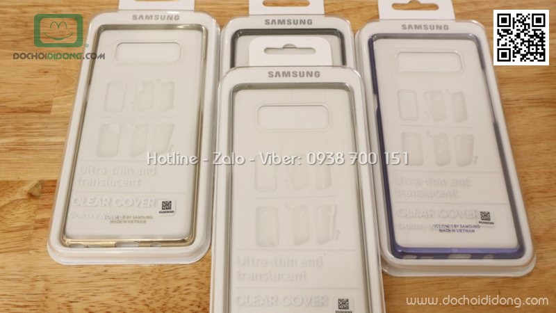 Ốp lưng Samsung Note 8 Clear Cover