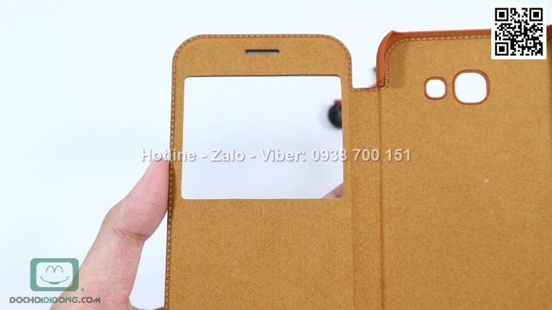 Bao da Samsung Galaxy A5 2017 Nillkin Qin