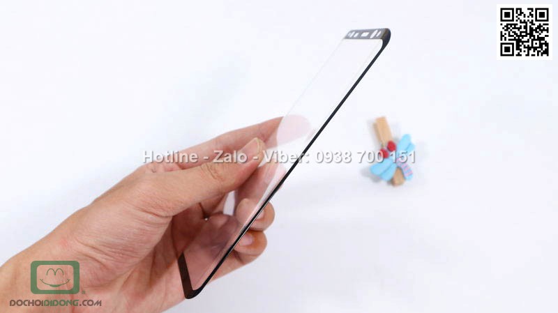 Miếng dán cường lực Samsung Galaxy S8 Plus Nillkin 3D CP Max full màn hình 9H
