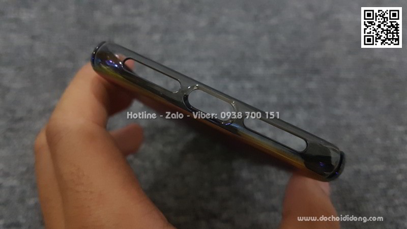 Ốp lưng iPhone XR Baseus Aurora lưng nhám đổi màu