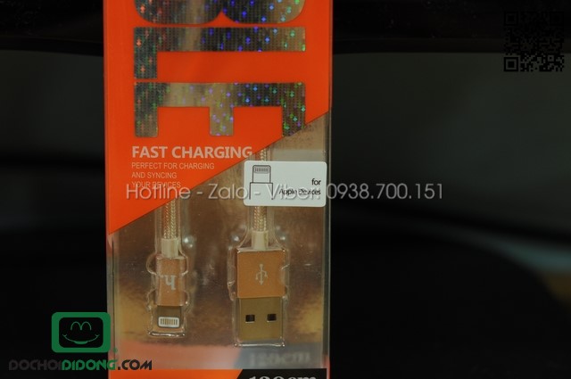 Cáp lightning HOCO dây dù 1m2