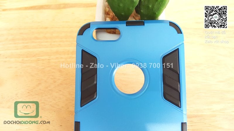 Ốp lưng iPhone 6 Iron Man chống sốc có chống lưng