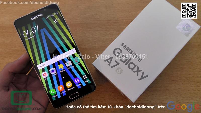Miếng dán cường lực Samsung Galaxy A7 2016 KYK full màn hình