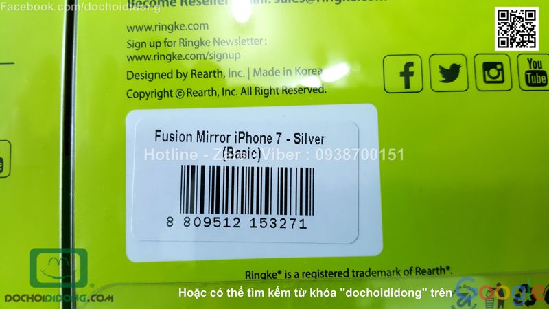 Ốp lưng iPhone 7 Ringke Mirror