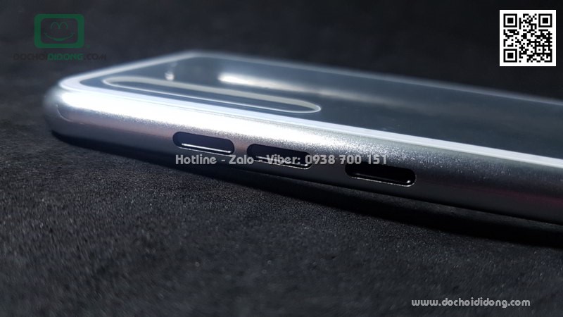 Ốp lưng nam châm Huawei P20 Pro Luphie lưng kính trong