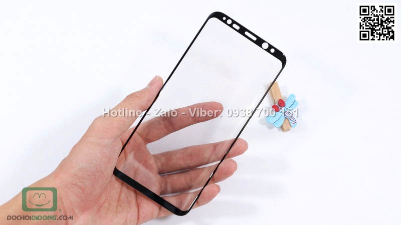 Miếng dán cường lực Samsung Galaxy S8 Plus Nillkin 3D CP Max full màn hình 9H