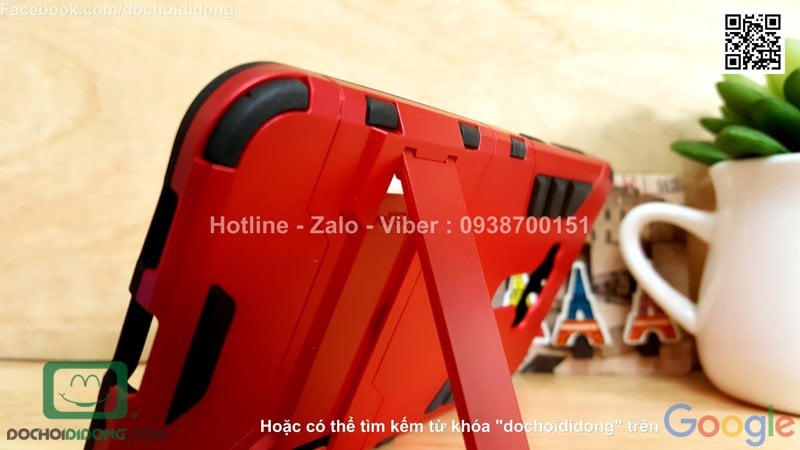 Ốp lưng Asus Zenfone 3 ZE552KL 5.5 Inch Iron Man chống sốc có chống lưng