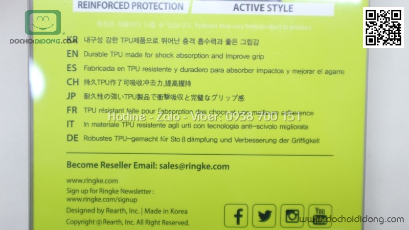 Ốp lưng Samsung Note 8 Ringke Onyx