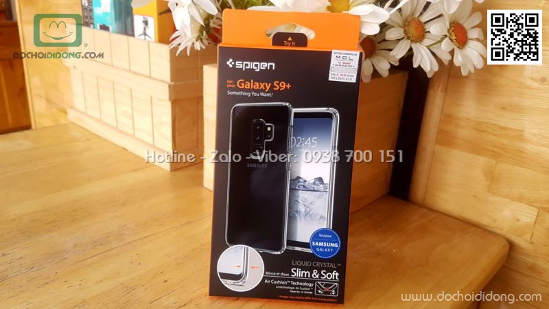 Ốp lưng Samsung S9 Plus Spigen Liquid Crystal