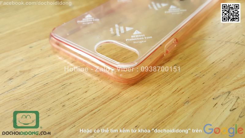 ��p lưng iPhone 7 Ringke dẻo trong cao cấp