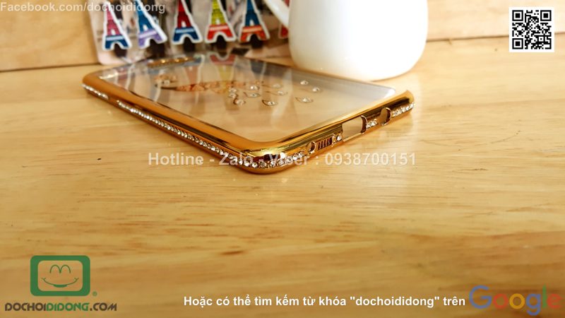 Ốp lưng Samsung Galaxy A9 đính đá hình con công