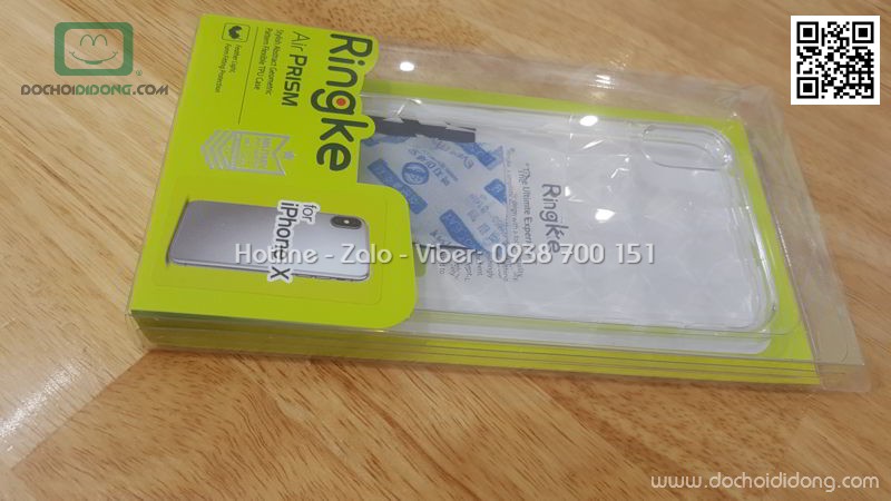 Ốp lưng iPhone X Ringke Air Prism