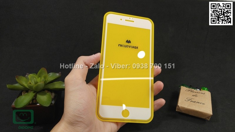 Miếng dán cường lực iPhone 8 Plus Mercury full màn hình 9H