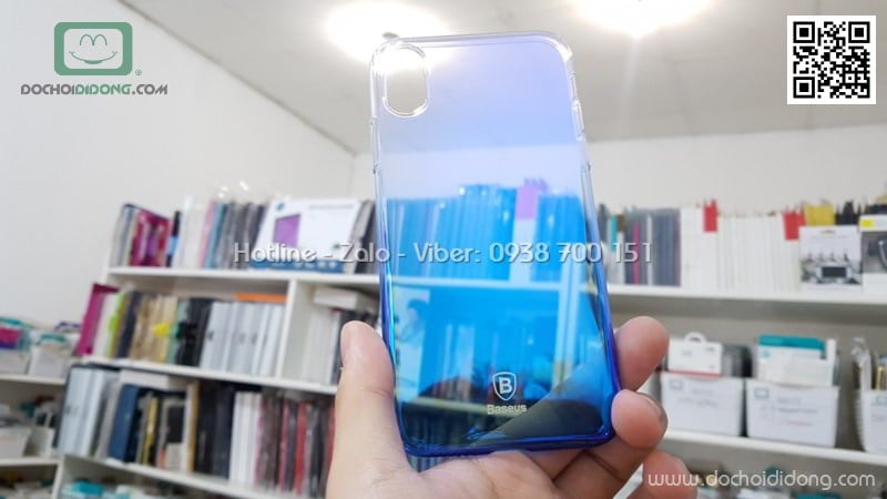 Ốp lưng iPhone X Baseus hào quang