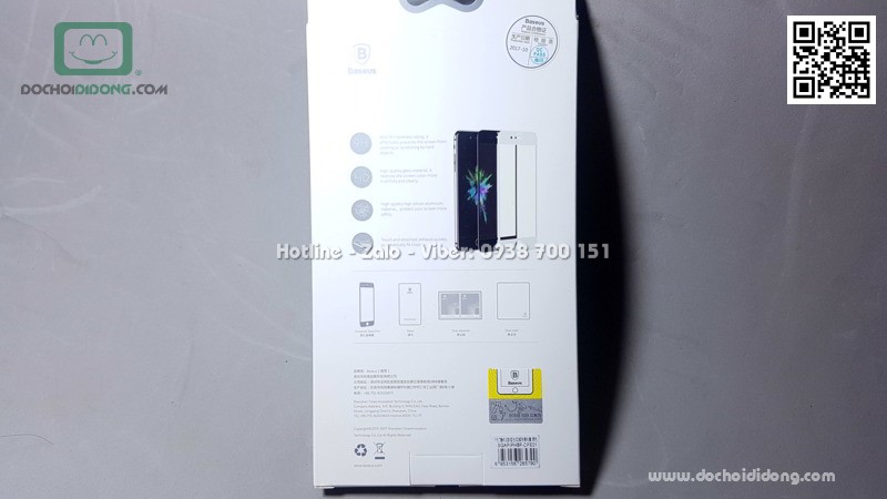 Miếng dán cường lực full màn hình iPhone 7 8 Plus bảo vệ mắt