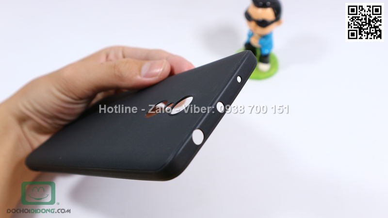 Ốp lưng Xiaomi Redmi Note 4 dẻo nhám đen siêu mỏng bảo vệ camera
