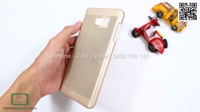 Ốp lưng Samsung Galaxy Note 5 Loopee lưng lưới chống nóng