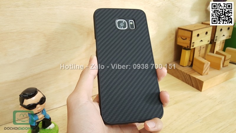 Ốp lưng Samsung Galaxy S7 Edge Nillkin Carbon