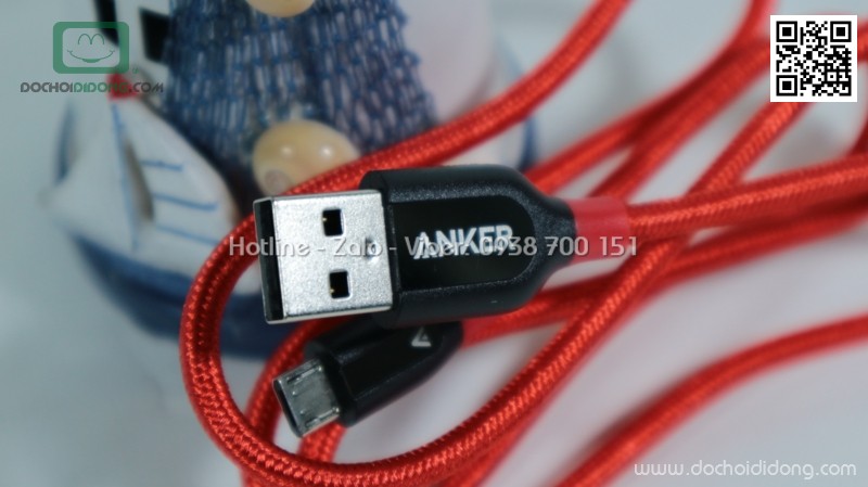 Cáp microUSB Anker PowerLine+ 0.9m