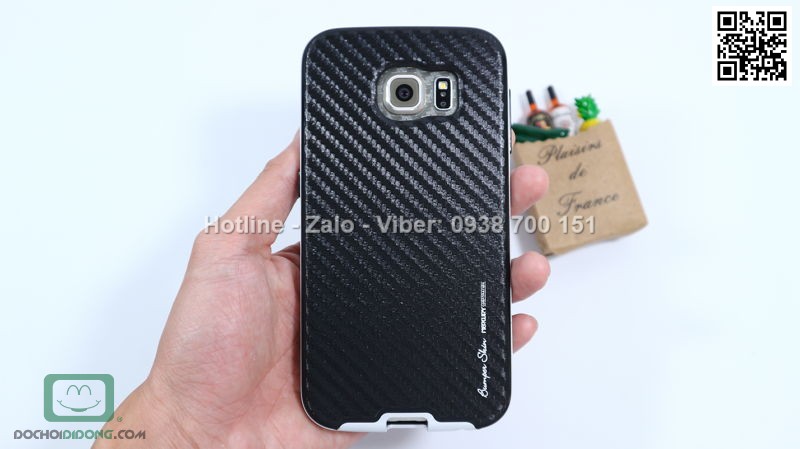 Ốp lưng Samsung Galaxy S6 Mercury Bumper Skin chống sốc