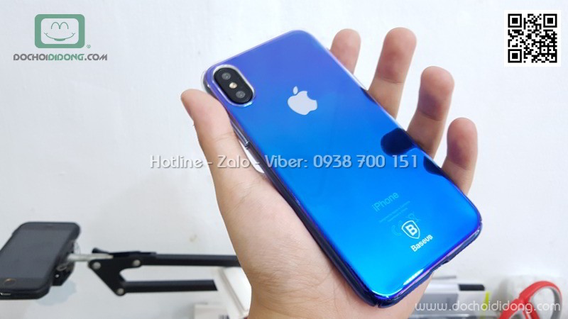 Ốp lưng iPhone X Baseus hào quang