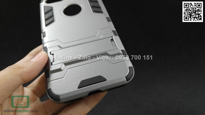 Ốp lưng iPhone 7 Iron Man chống sốc có chống lưng