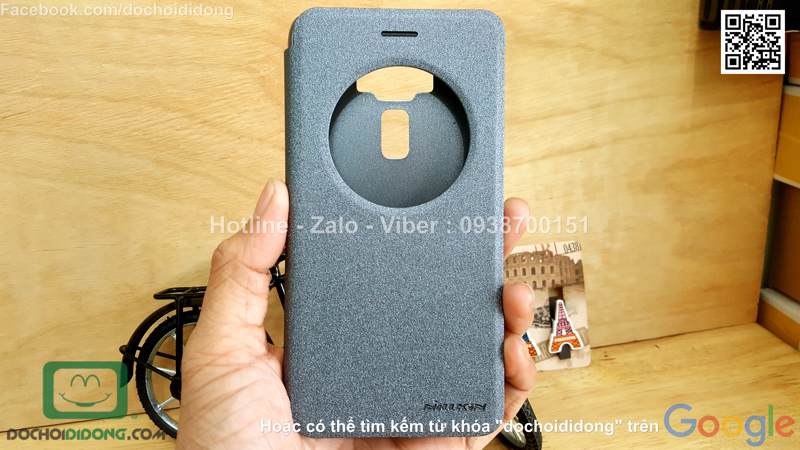 Bao da Asus Zenfone 3 ZE520KL 5.2 Inch Nillkin Sparkle