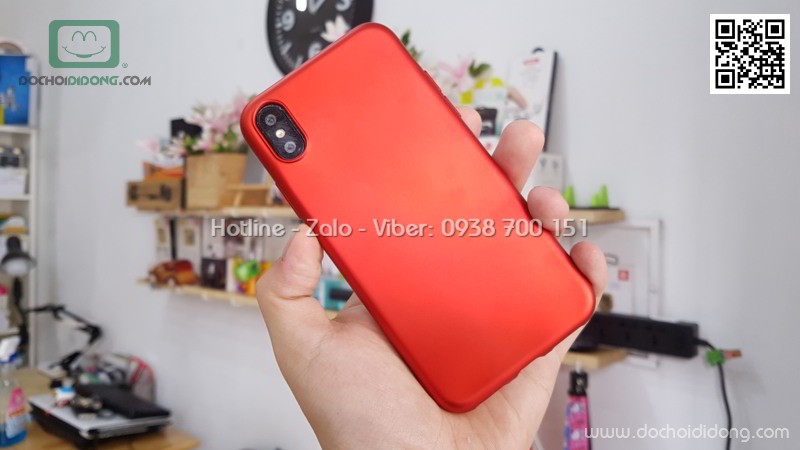 Ốp lưng iPhone X Zacase dẻo nhung