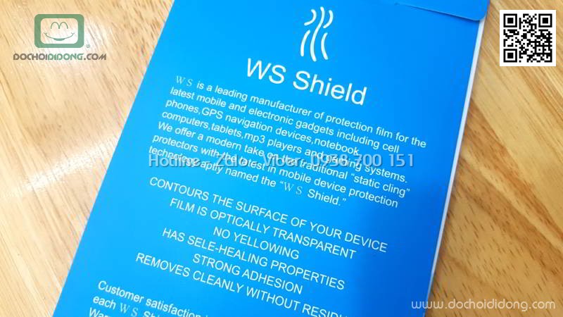 Miếng dán full màn hình Samsung S7 Edge WS Shield keo nước