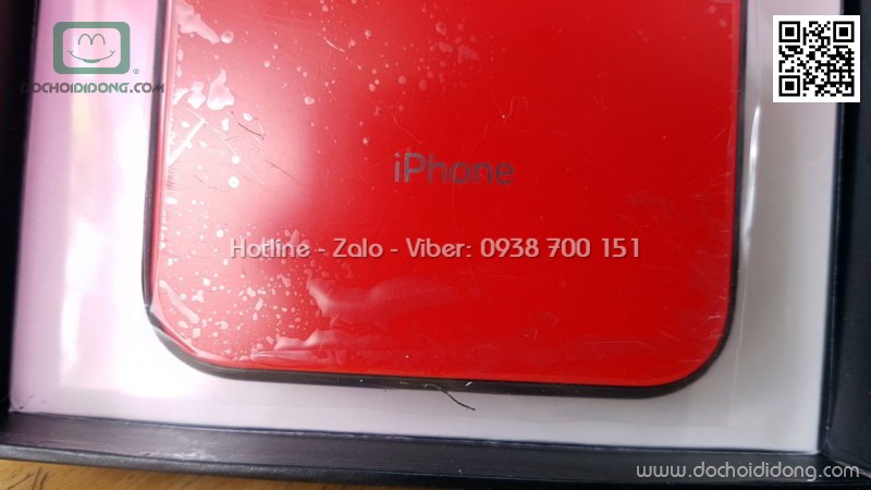 Ốp lưng iPhone X XS Hojar lưng kính cường lực viền mềm