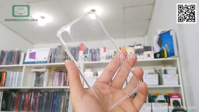 Ốp lưng iPhone X XS Mercury dẻo trong cao cấp