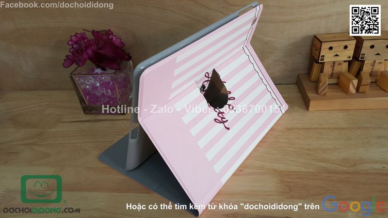 Bao da iPad 4 Gigulf hoạt hình xoay 360 độ