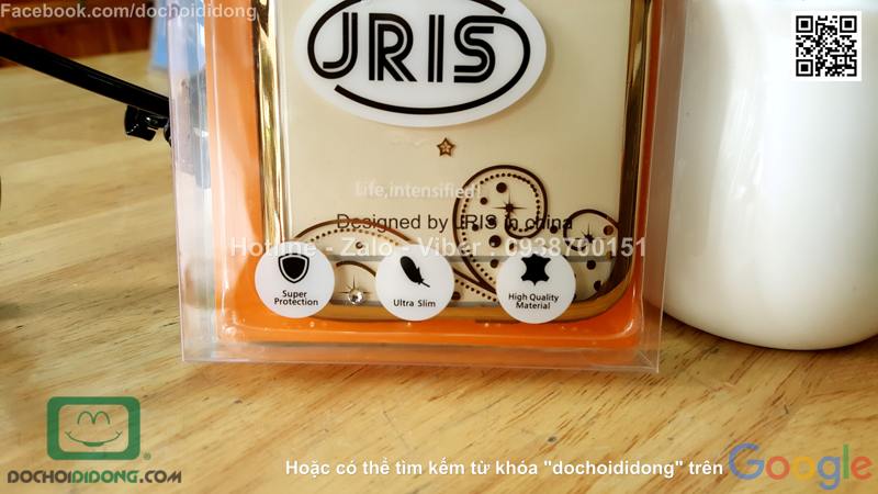 Ốp lưng Samsung Galaxy S7 Edge dẻo trong đính đá