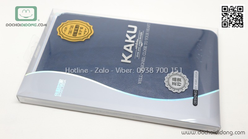 Bao da Samsung Tab A 8.0 2017 Kaku da trơn